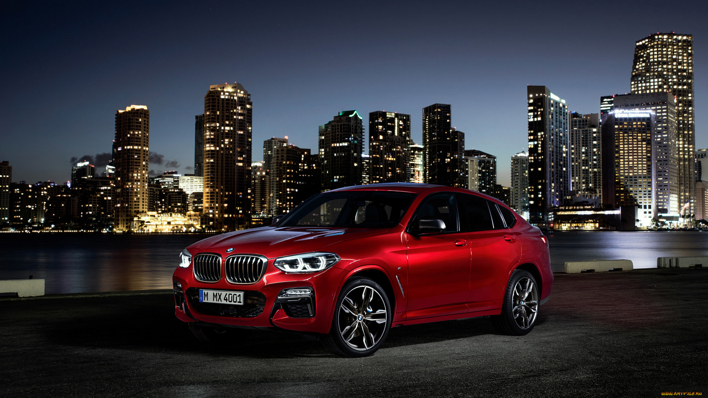 bmw x4 m40d 2019, , bmw, x4, m40d, 2019, red